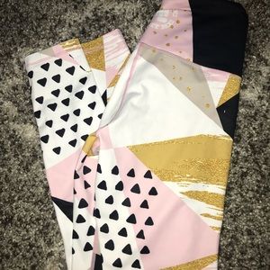 Feed Me Fight Me Rosé Champagne Tights